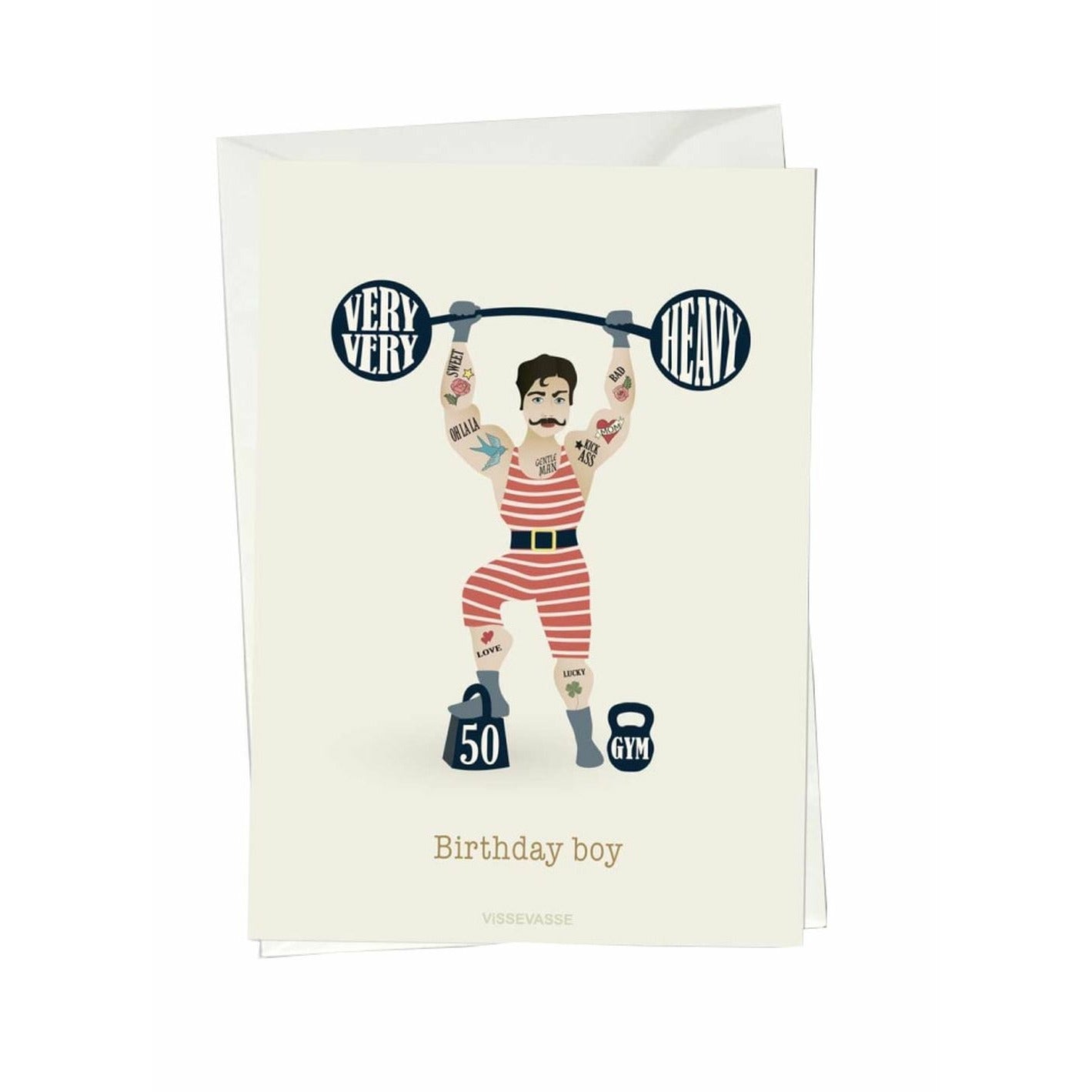 Vissevasse Birthday Boy Anledningskort, A6