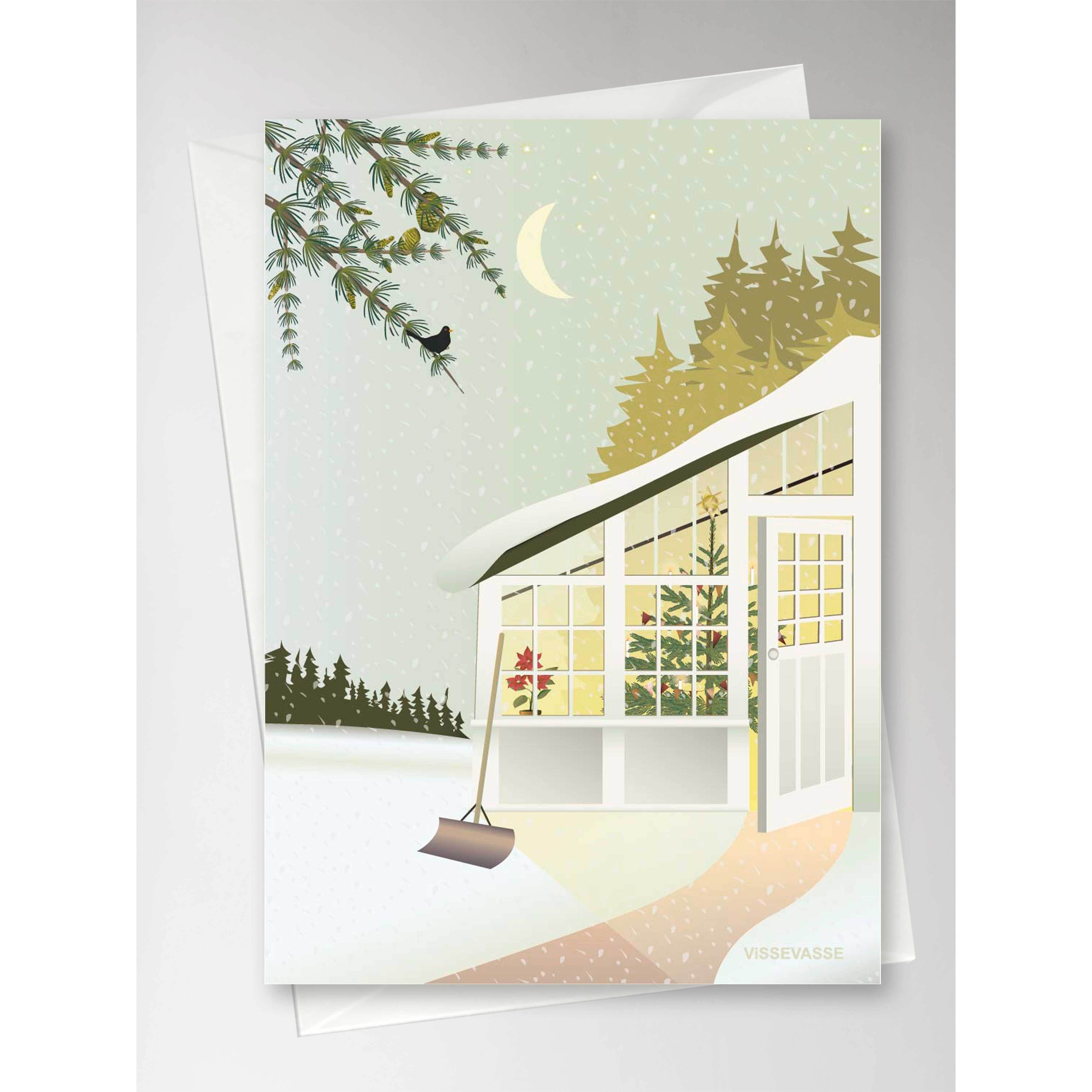 Vissevasse Christmas In The Greenhouse Anledningskort, 10,5x15cm