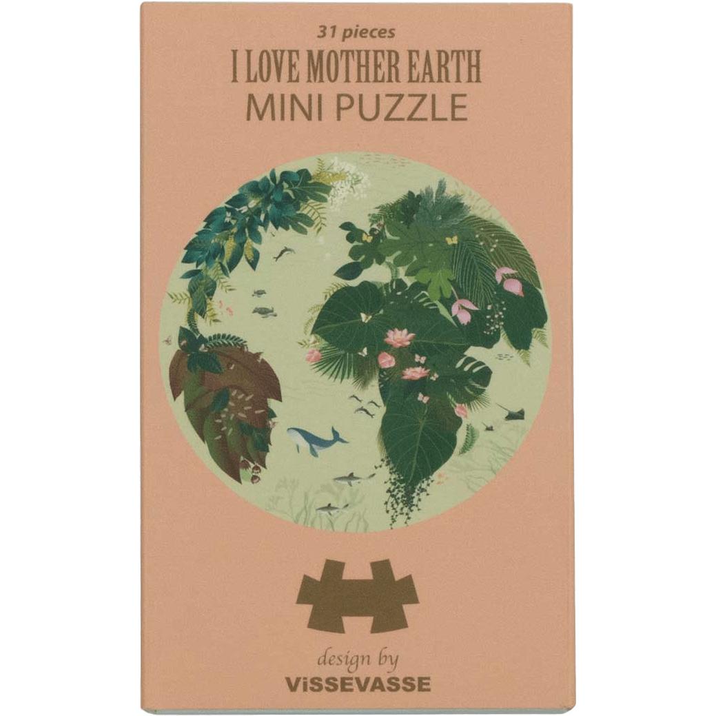 Vissevasse I Love Mother Earth Mini Puslespil