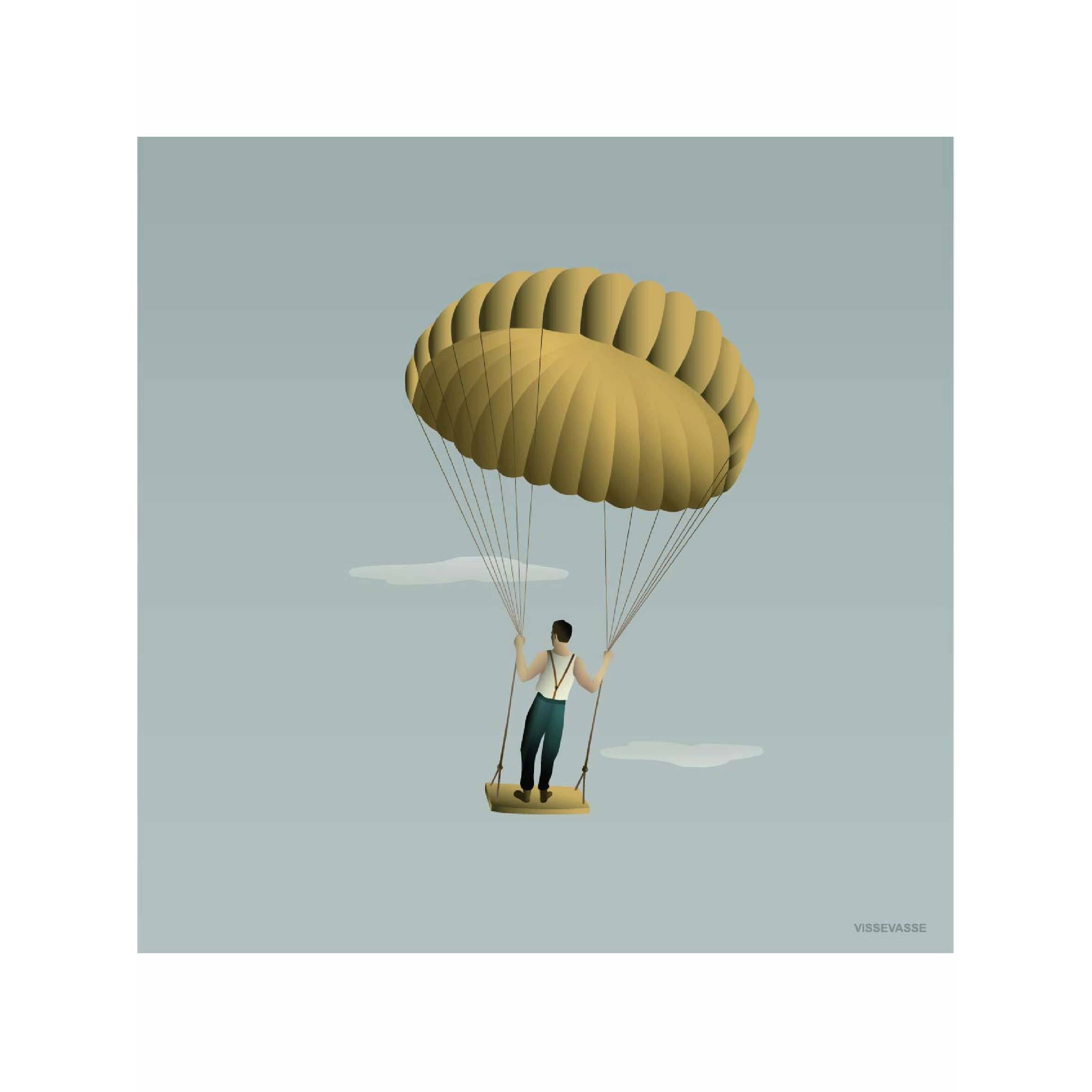 Vissevasse Man in the Sky Affisch, 50x50 cm