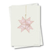 Vissevasse Pink Star Anledningskort, 10,5x15cm