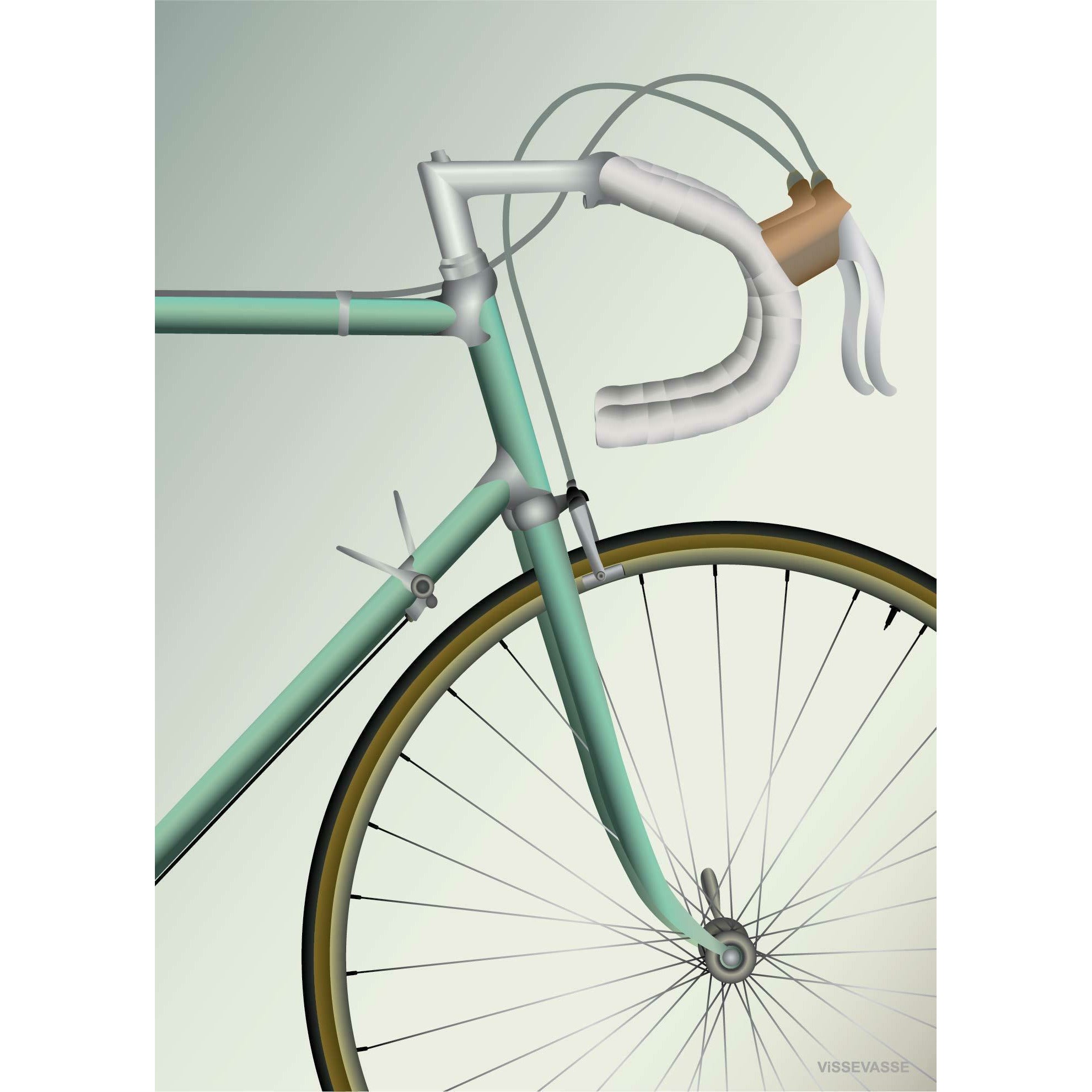 Vissevasse Racing Bicycle Plakat, 30X40 Cm