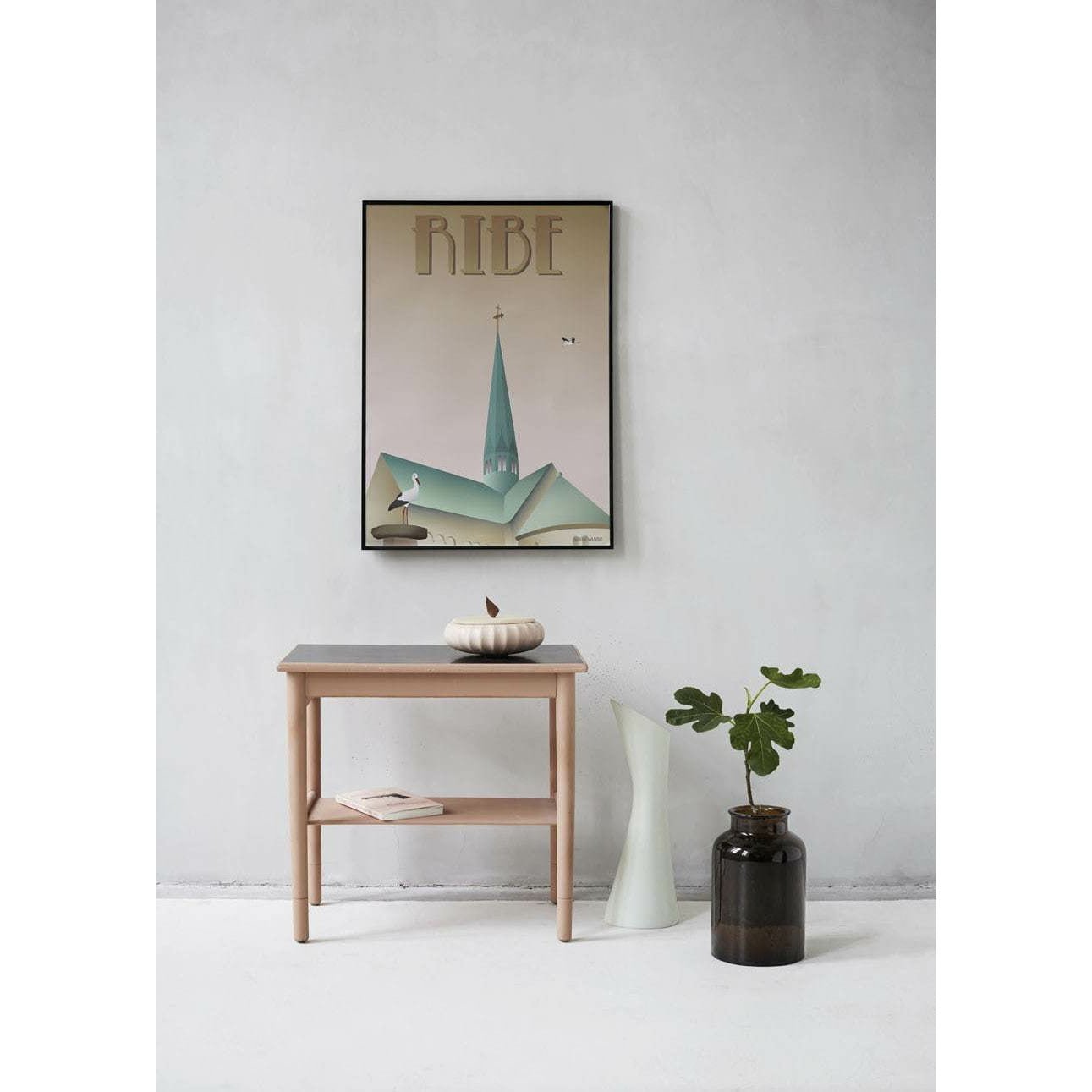 Vissevasse Ribe Storkene Plakat, 50X70 Cm
