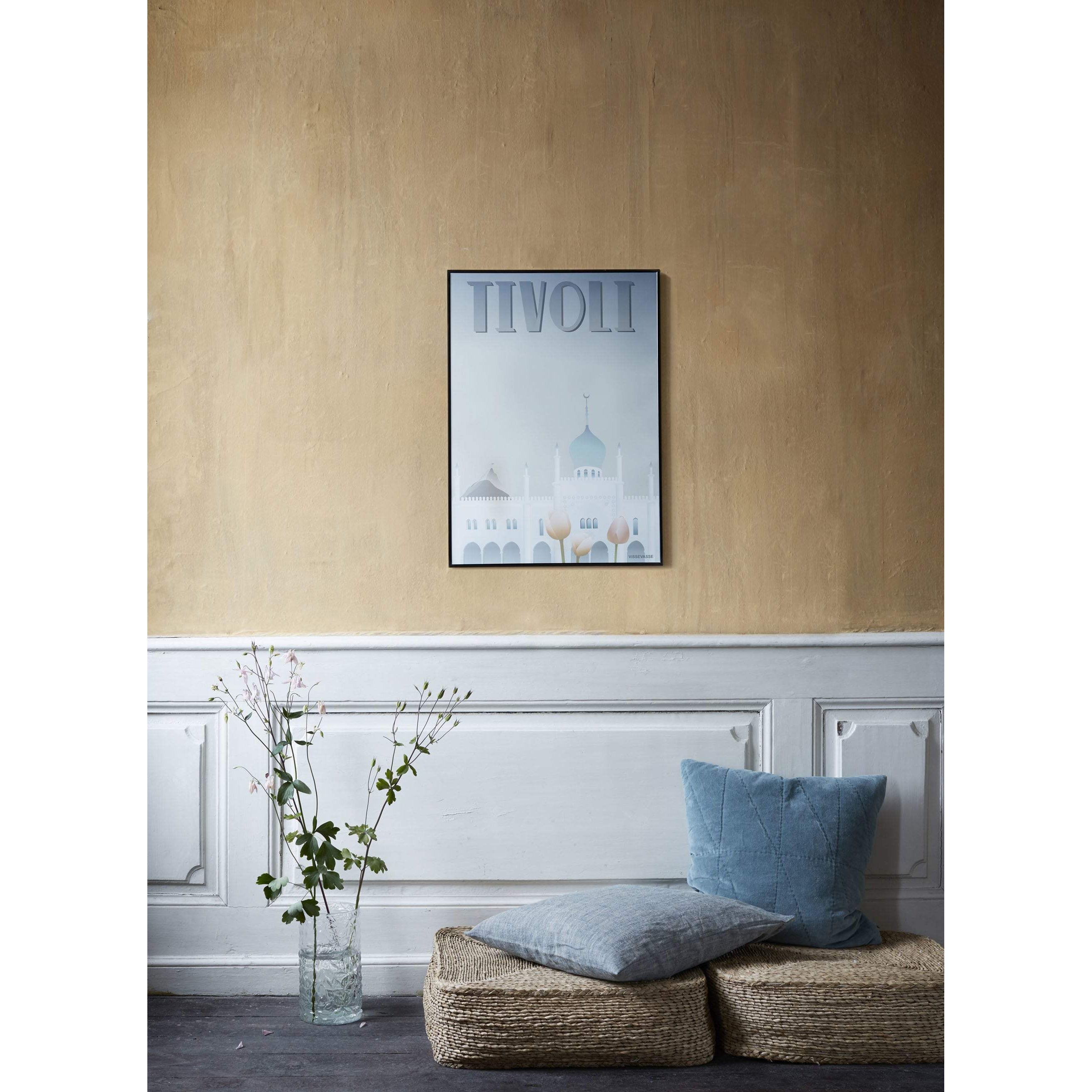 Vissevasse Tivoli nimb affisch, 15x21 cm