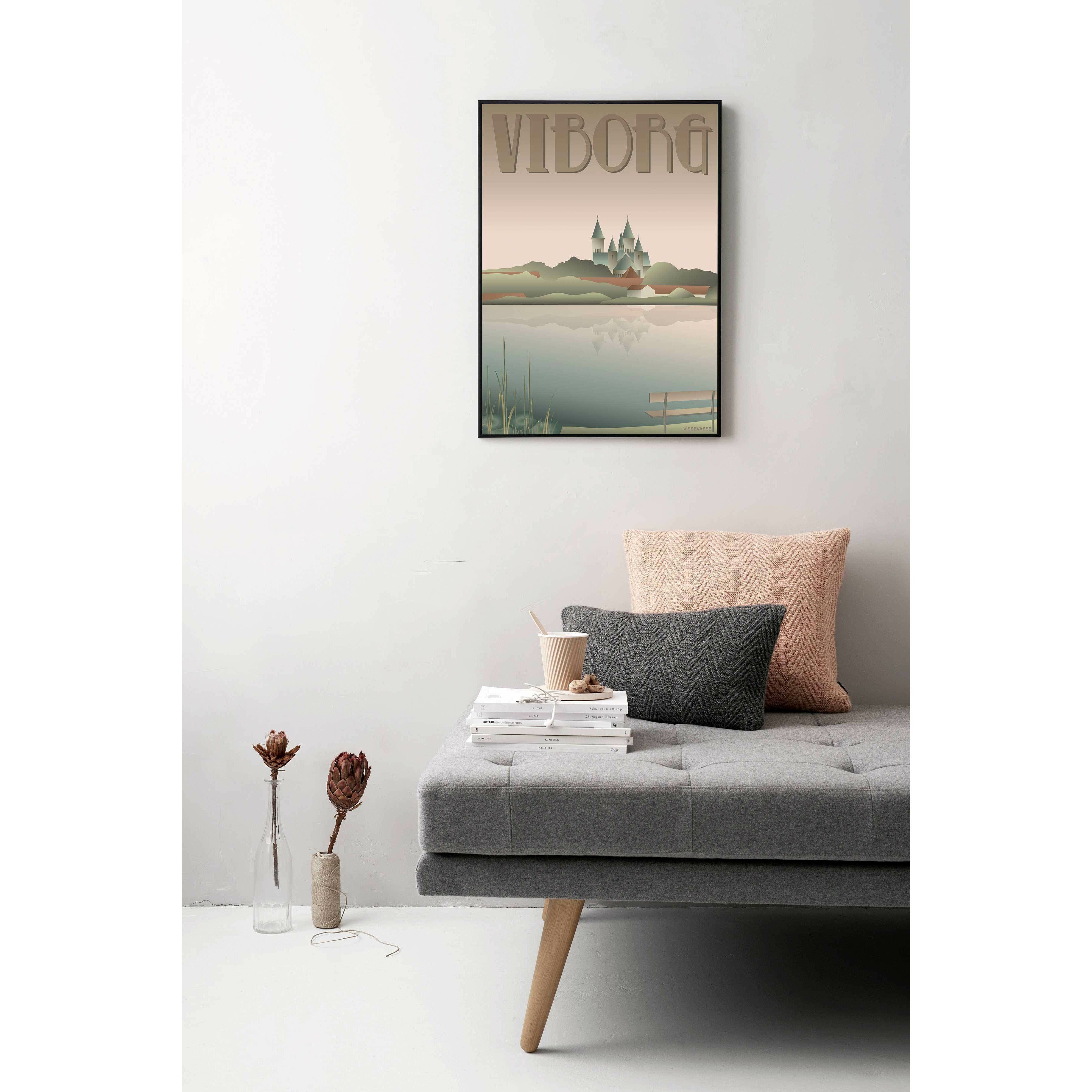 Vissevasse Viborg Lakes -affisch, 30x40 cm
