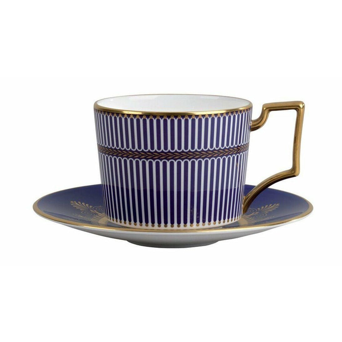 Wedgwood Anthemion Blue Tea Cup & Saucet Iconic