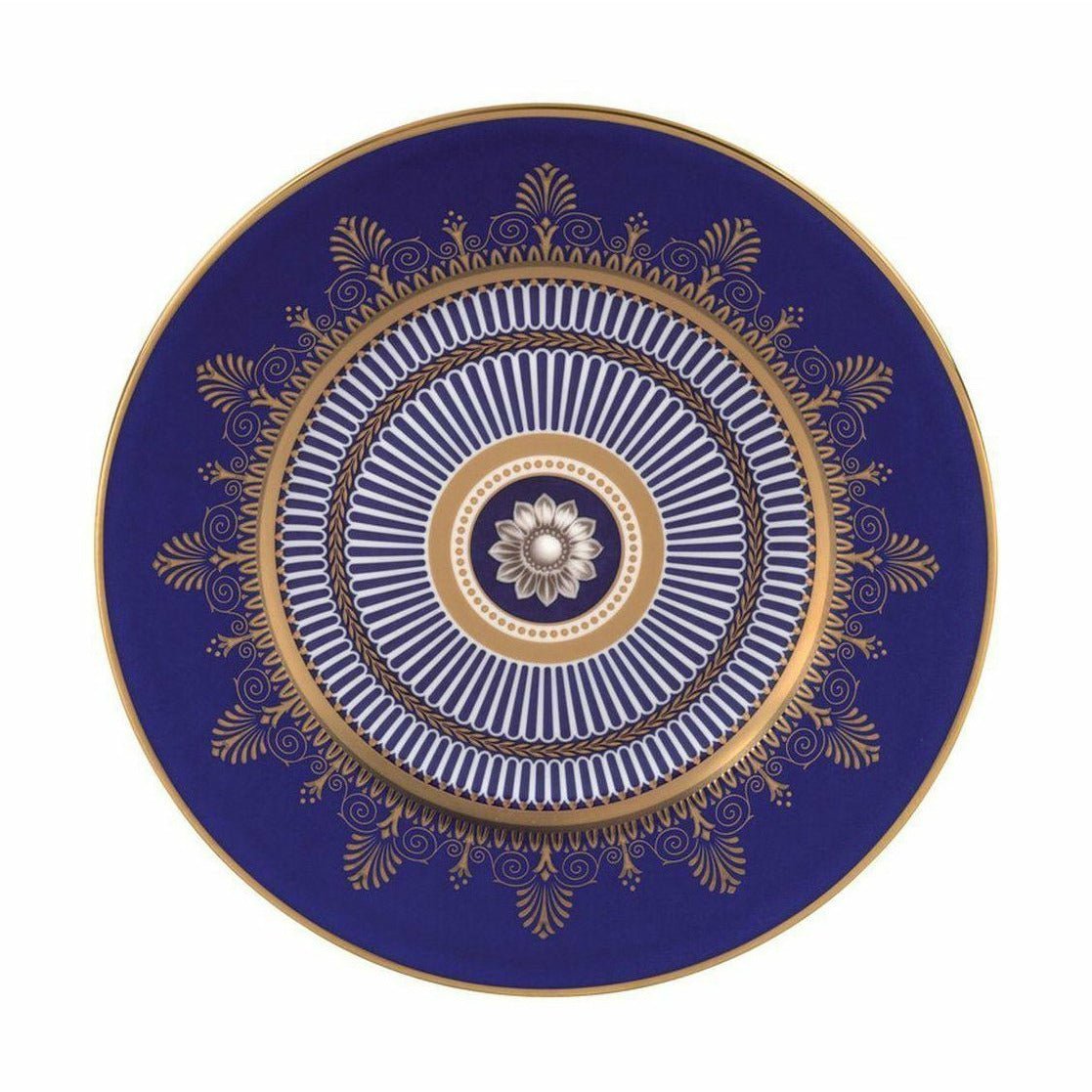 Wedgwood Anthemion Blue Plate, Ø 20 cm