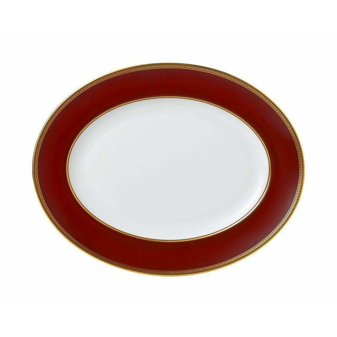 Wedgwood Renaissance Red Oval Fad 35 cm
