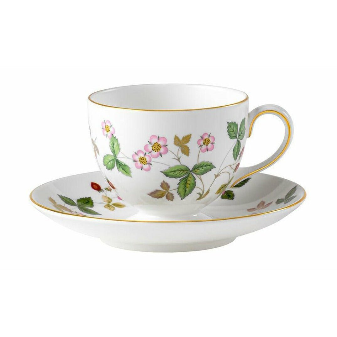 Wedgwood Wild Strawberry Tea Cup & Saucet Leigh, 0,15 L