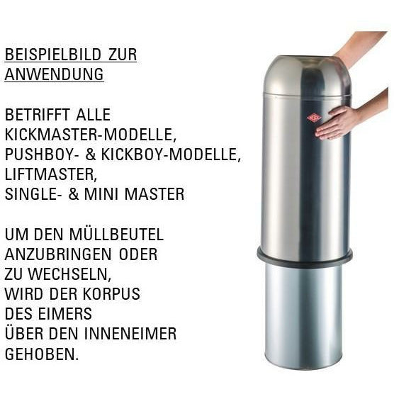 Wesco Mini Master Affaldsspand 6 Liter, Cool Grå Mat