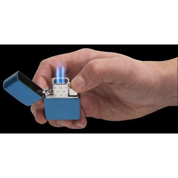 Zippo Butane Lighter Indsats Double Blue Torch