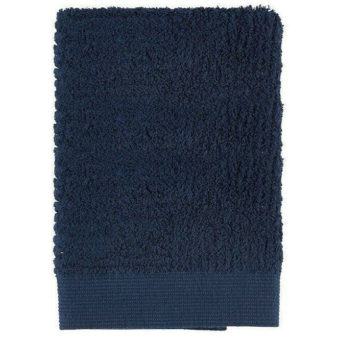 Zone Denmark Klassisk handduk 70x50 cm, mörkblå