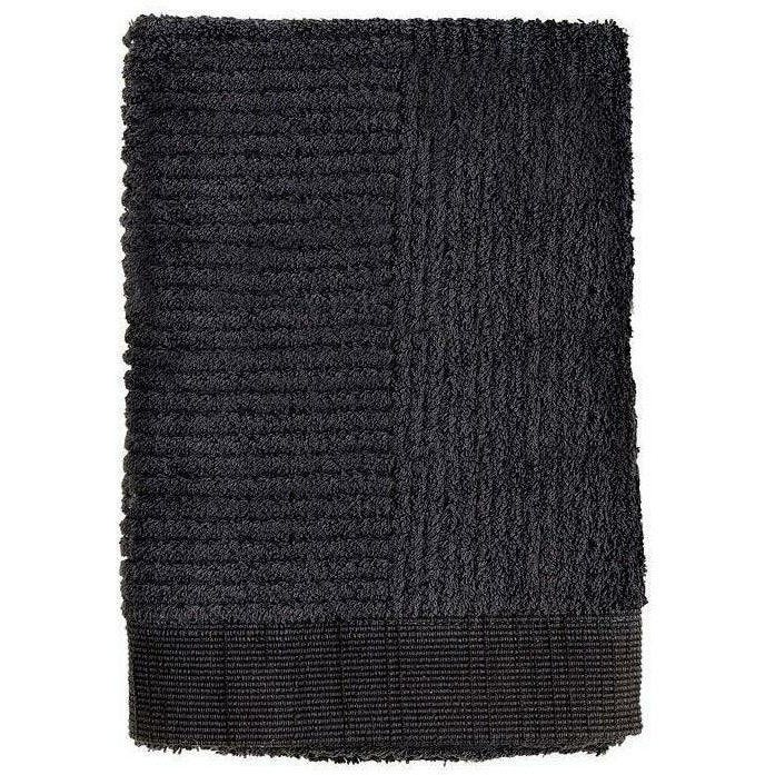 Zone Denmark Klassisk handduk 70x50 cm, svart
