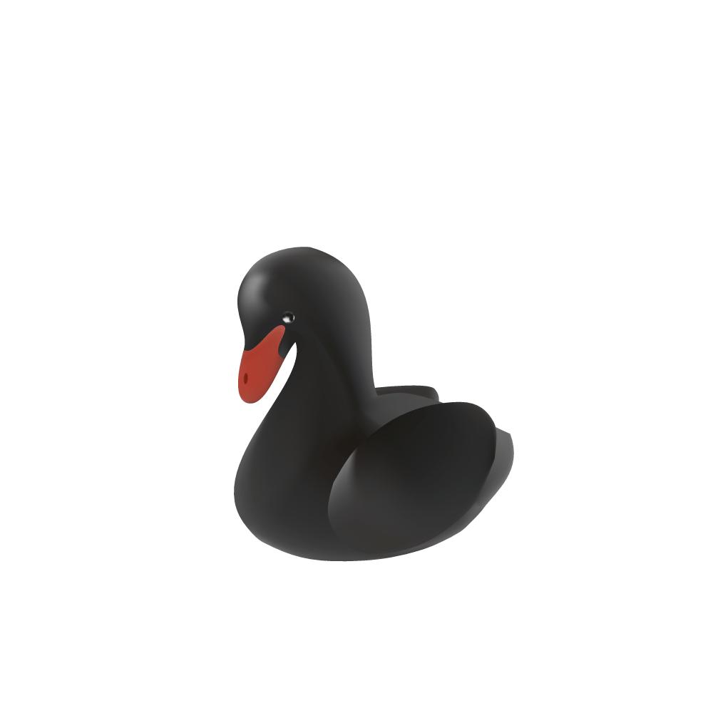 Züny baby swan - svart
