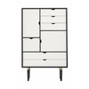 Andersen Furniture S5 Skab Sort, Hvid Front