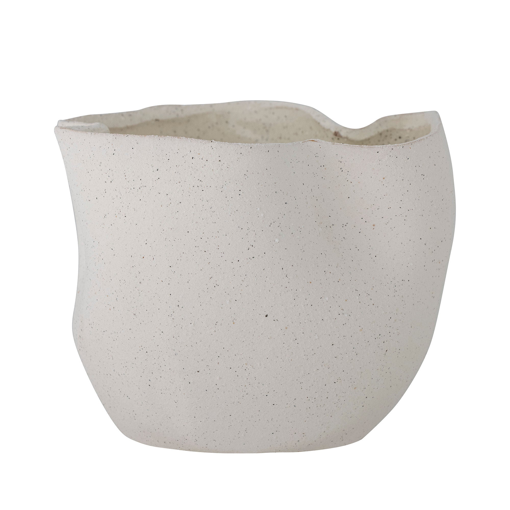 Bloomingville Sanam Flowerpot, White, Stoneware