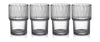 Bitz Kusintha Café Glass 12,5 cm 38 CL 4 stk, klar