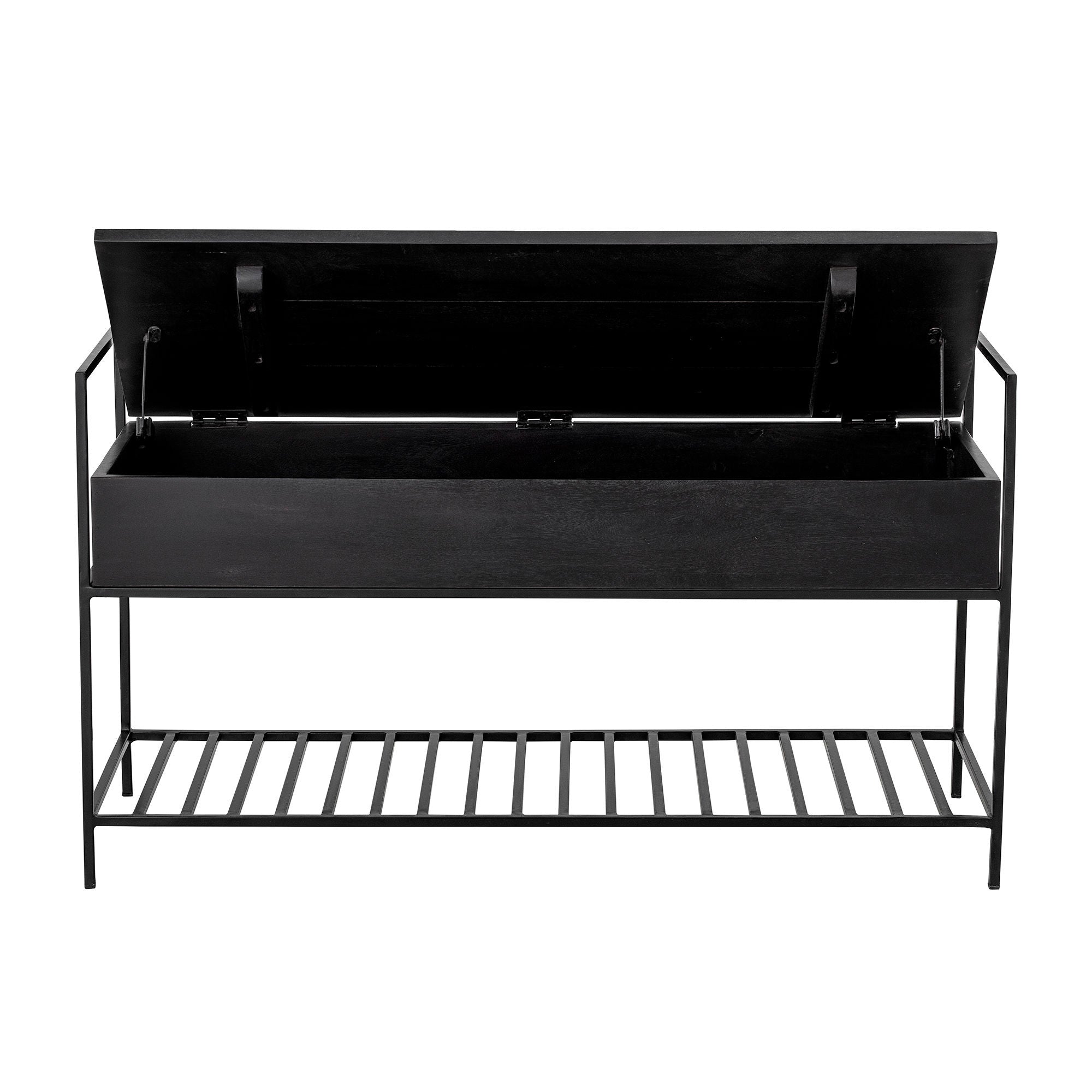 [product_category]-Bloomingville Abelone Bench, Black, Mango-Bloomingville-5711173256983-82049475-BLO-6