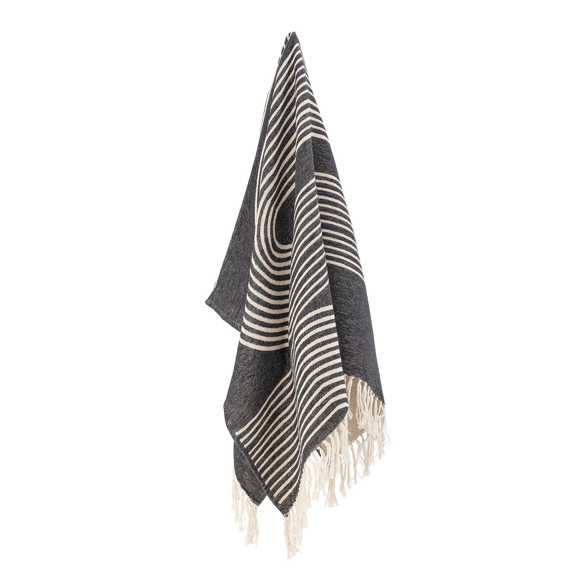 [product_category]-Bloomingville Anek Throw, Black, Cotton-Bloomingville-5711173313495-82066153-BLO-2