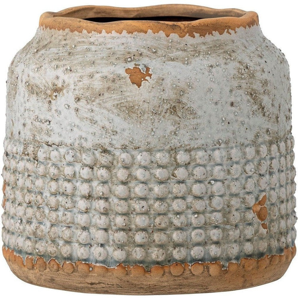 [product_category]-Bloomingville Apollo Deco Vase, Grey, Terracotta-Bloomingville-5711173300556-82057708-BLO-1