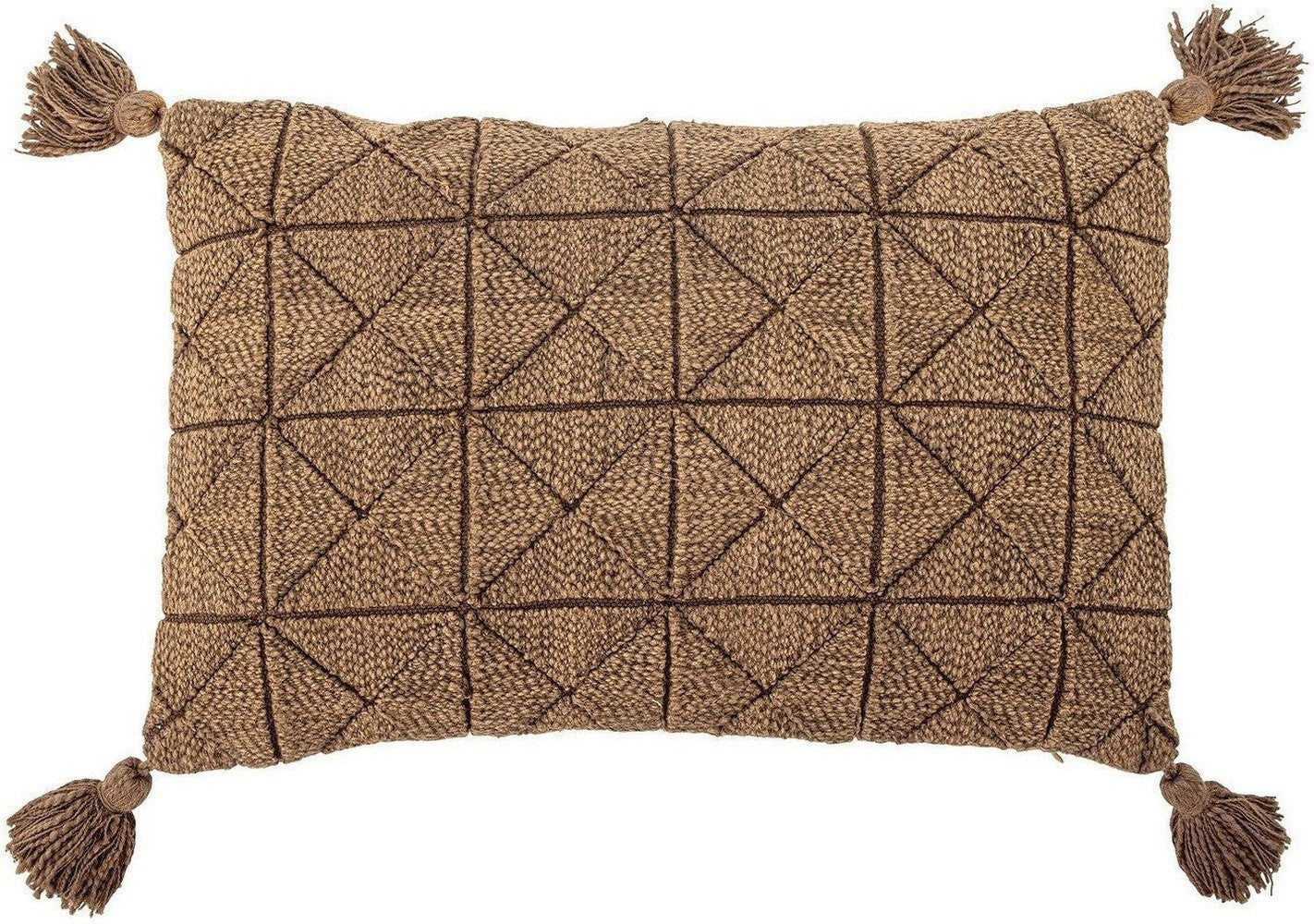 [product_category]-Bloomingville Auna Cushion, Brown, Cotton-Bloomingville-5711173313570-82066188-BLO-1