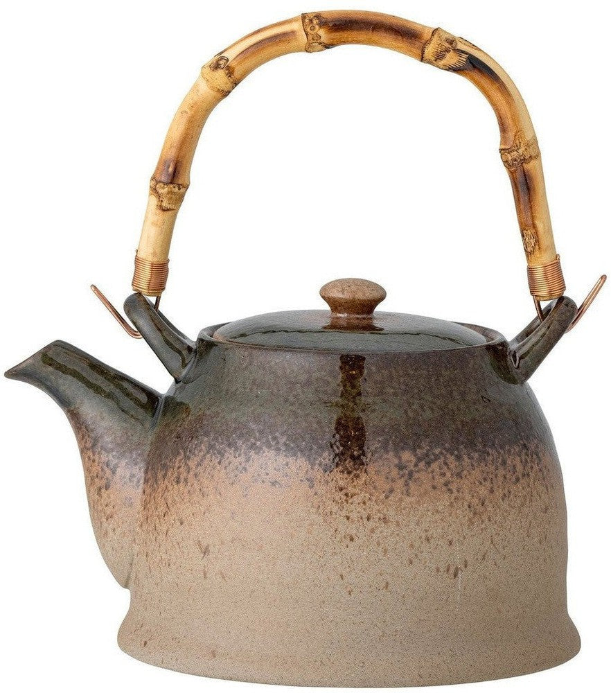 [product_category]-Bloomingville Aura Teapot w/Teastrainer, Green, Porcelain-Bloomingville-5711173298907-82059347-BLO-1