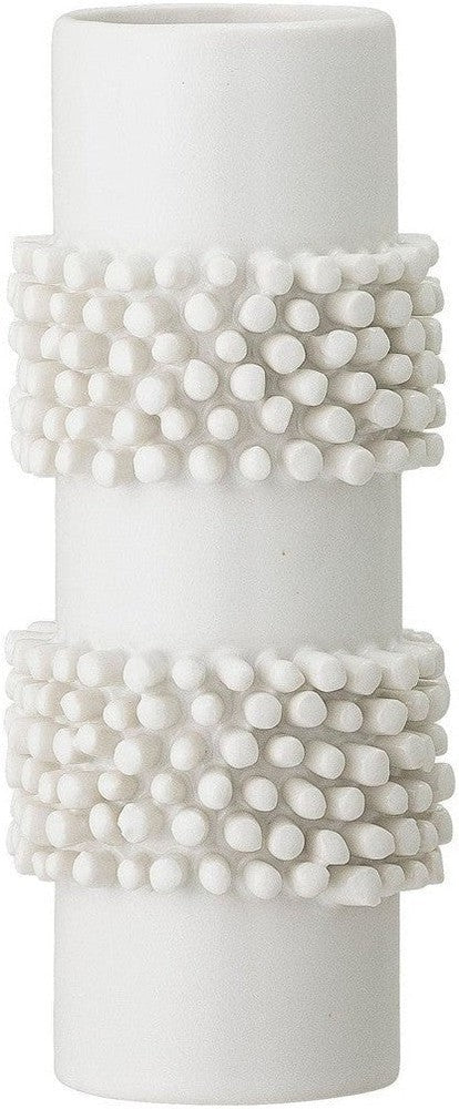 [product_category]-Bloomingville Barrit Vase, White, Stoneware-Bloomingville-5711173238798-82047447-BLO-1