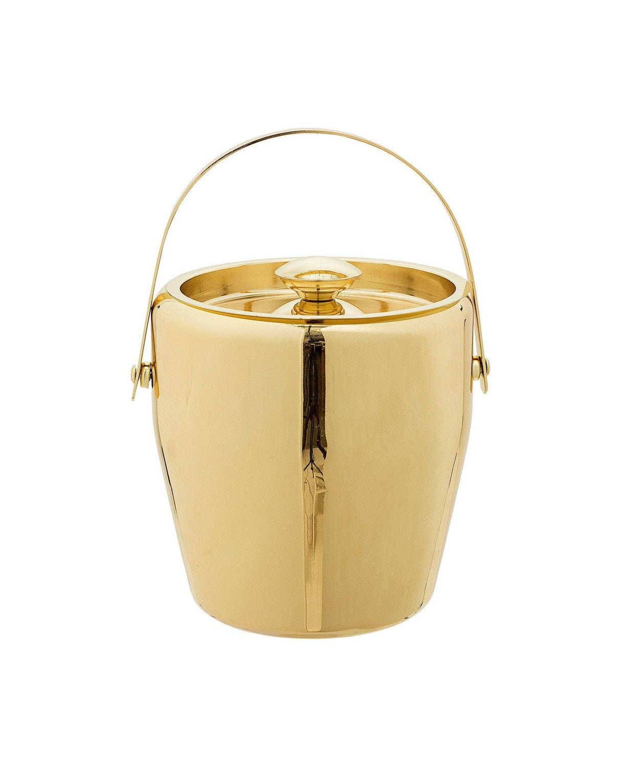 Bloomingville Cocktail Ice Bucket, Gold, Stainless Steel