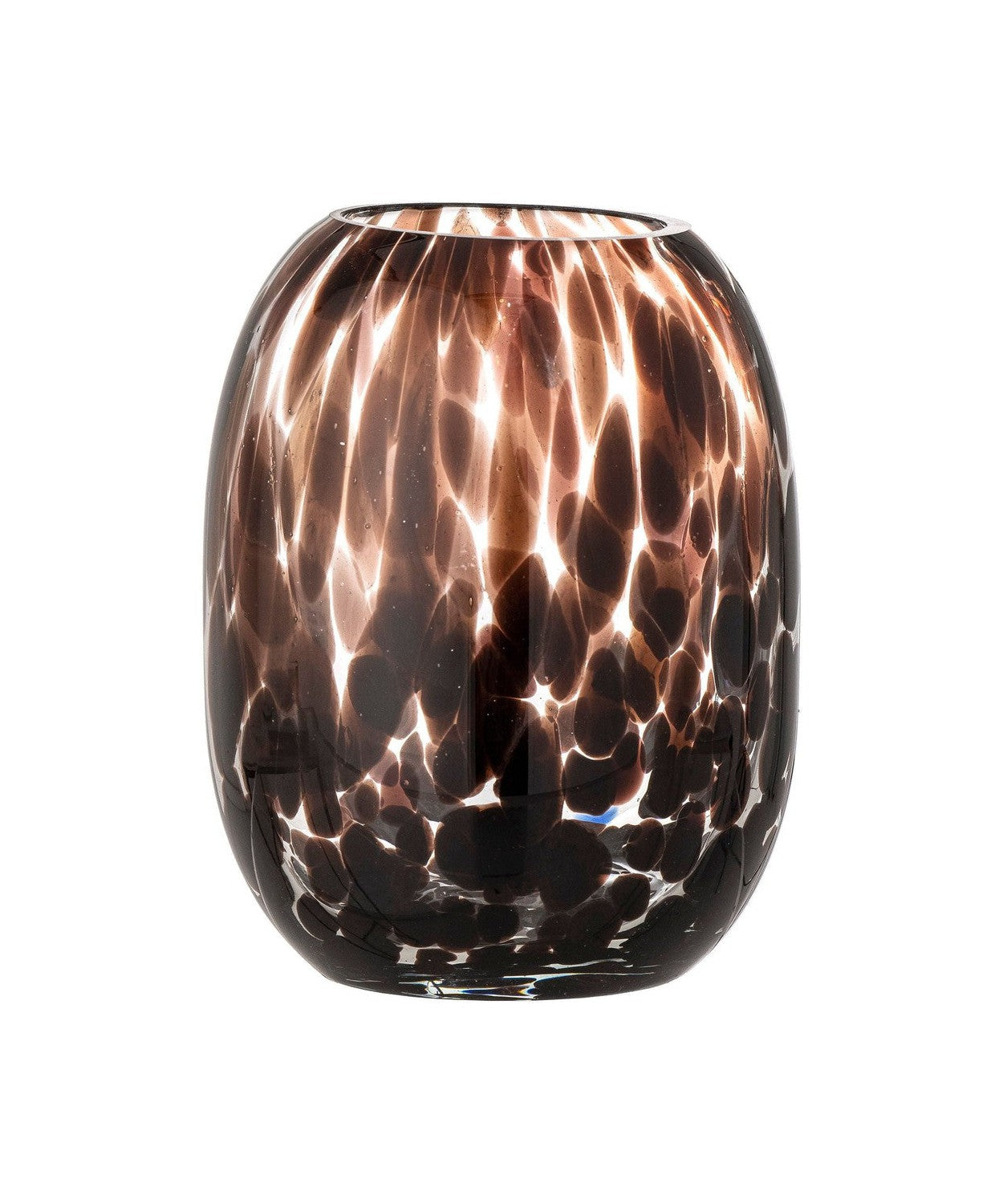Bloomingville Crister Vase, Brown, Glass