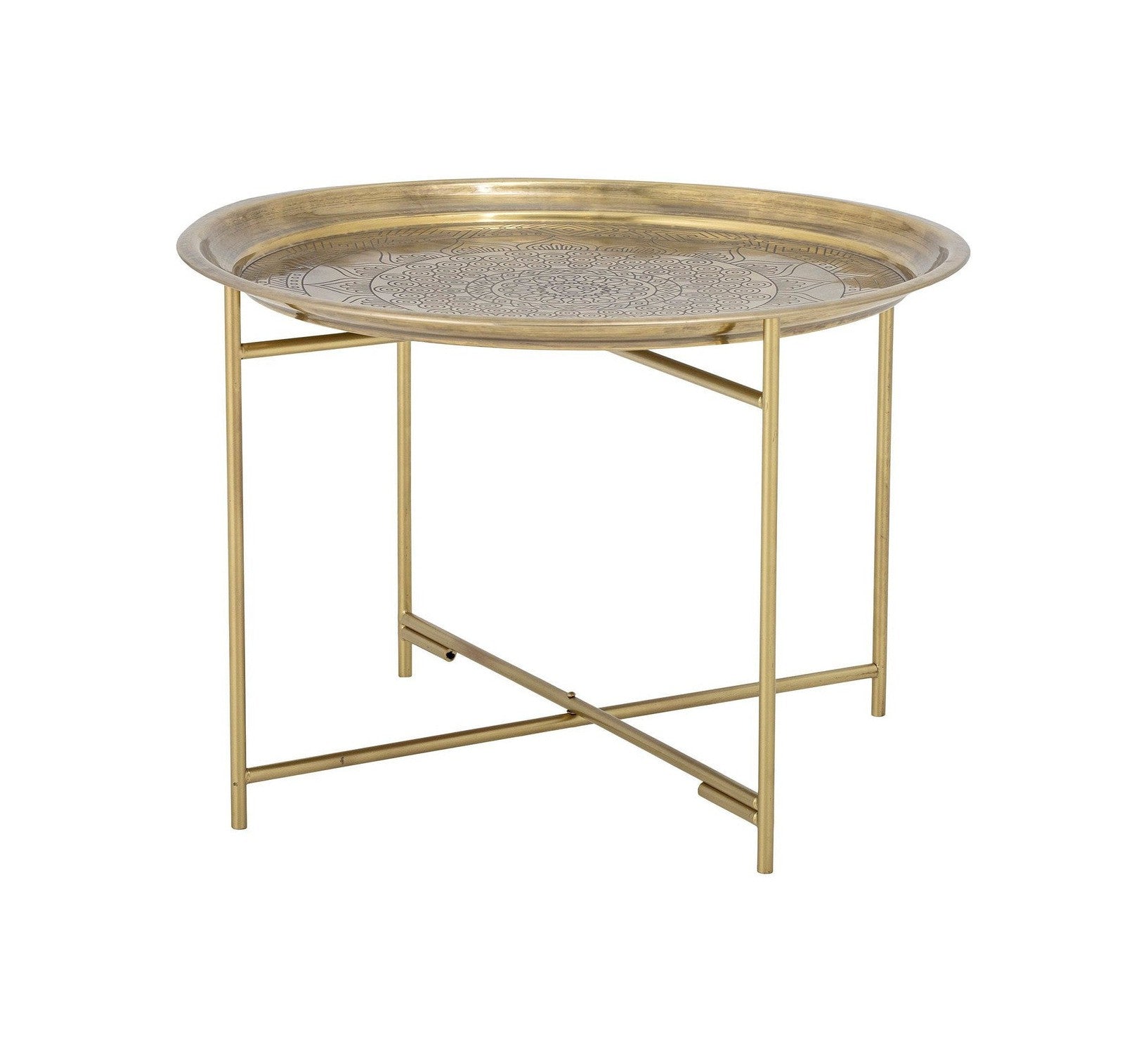 Bloomingville Dalia Tray Table, Brass, Metal