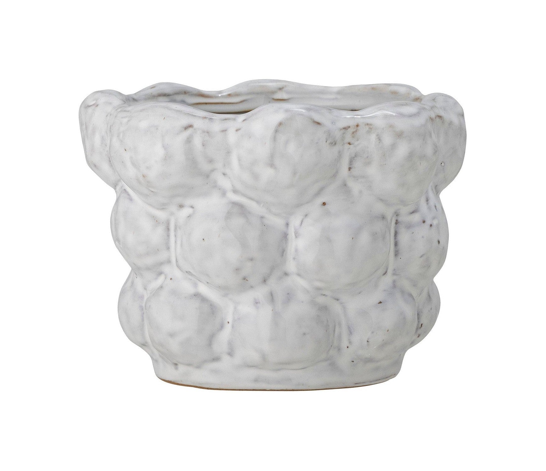 Bloomingville Dieter Flowerpot, White, Stoneware