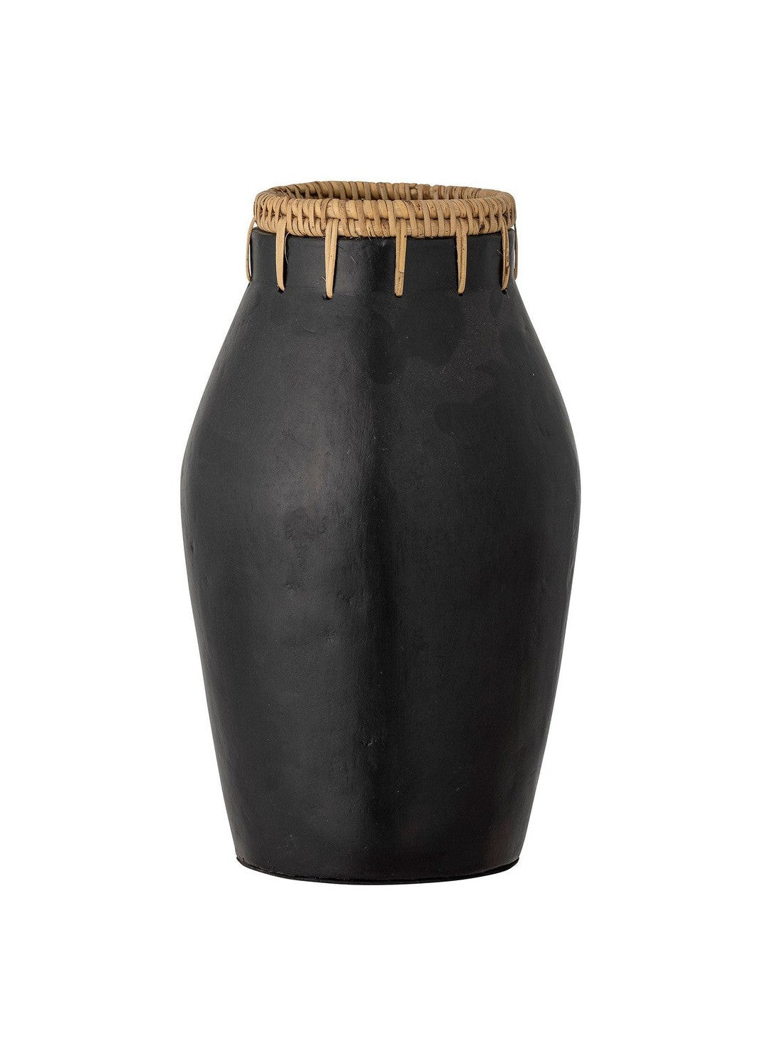 Bloomingville Dixon Deco Vase, Black, Terracotta