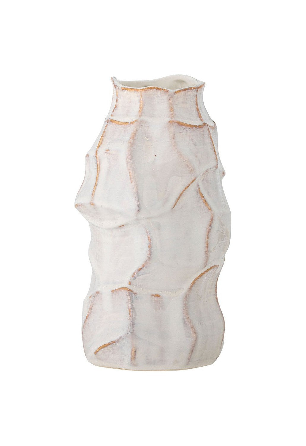 Bloomingville Dolores Vase, White, Stoneware