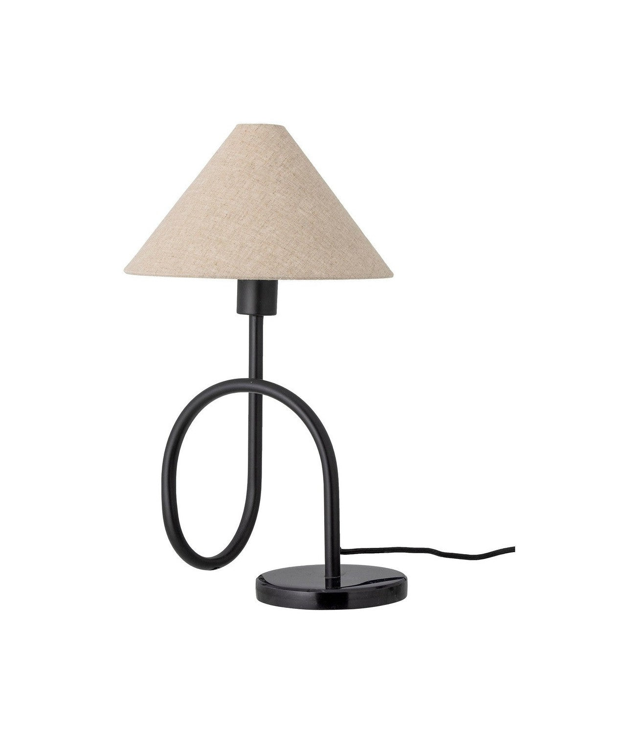 Bloomingville Emaline Table lamp, Black, Marble