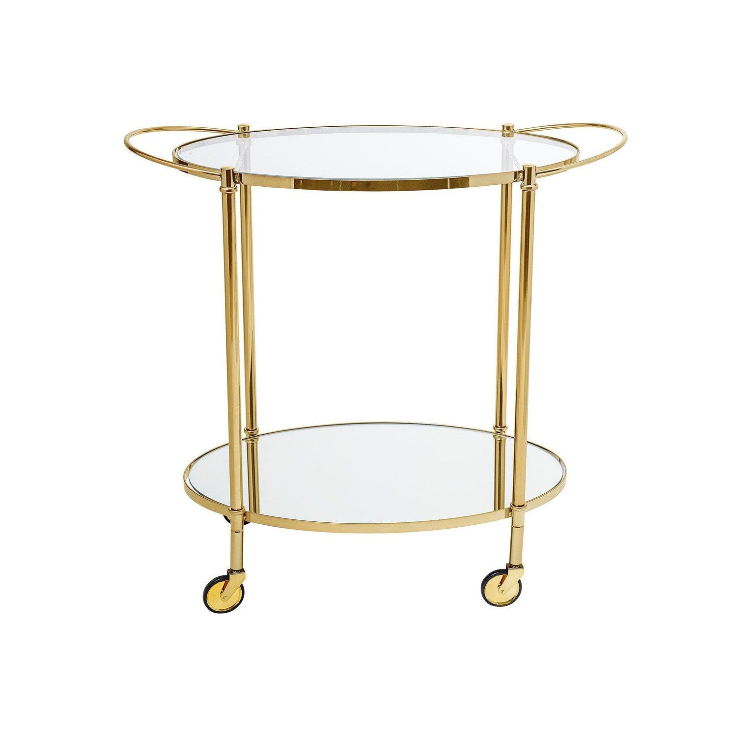 Bloomingville Fine Bar Table, Gold, Glass