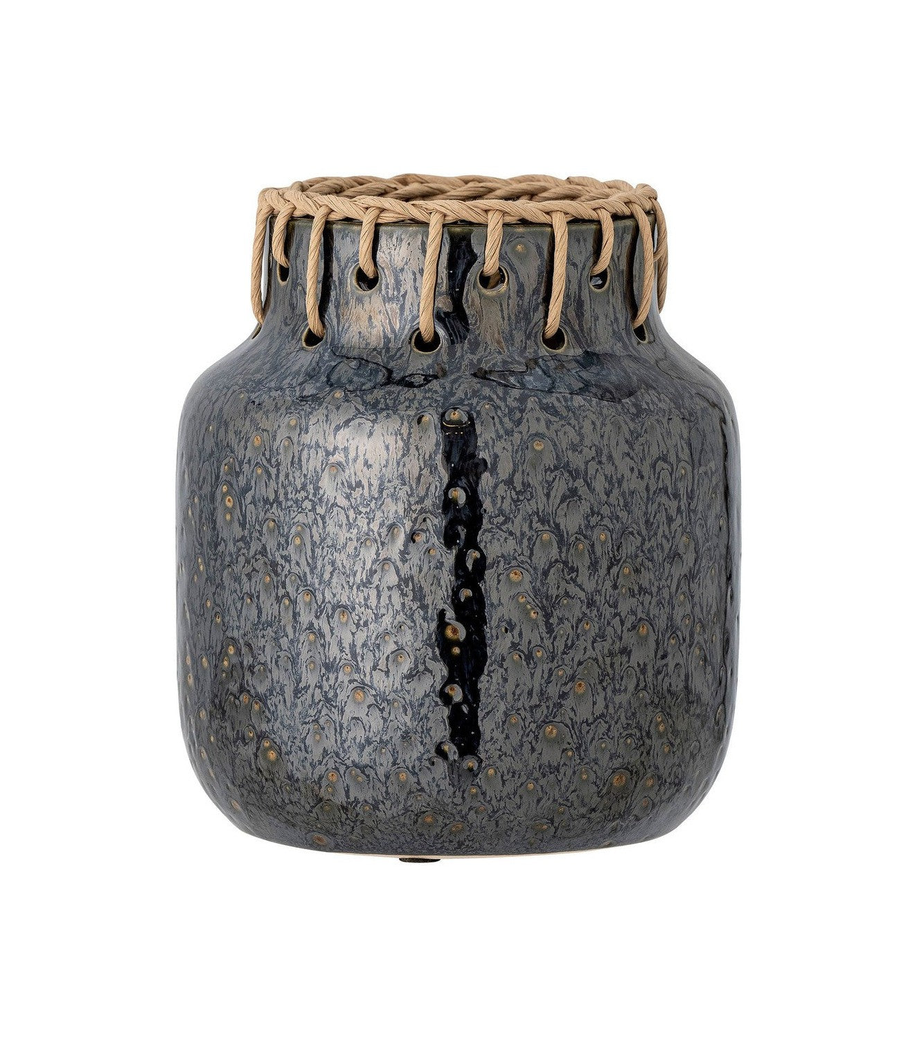 Bloomingville Janel Vase, Black, Ceramic