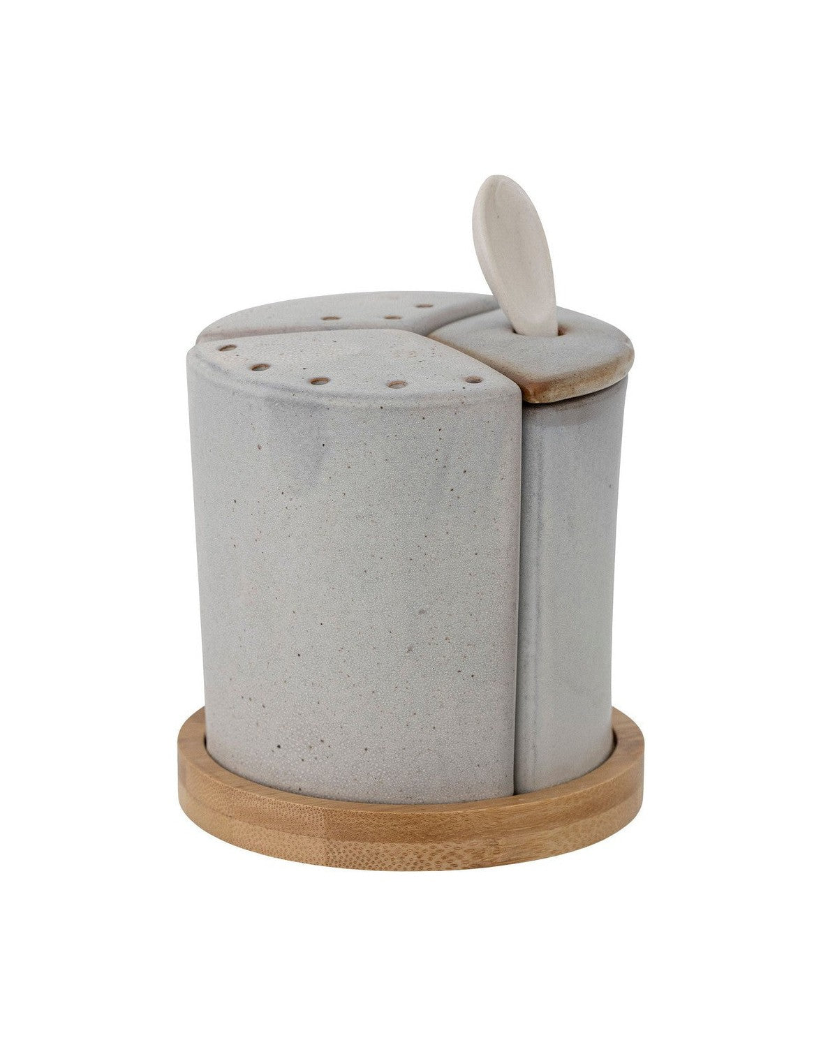 Bloomingville Josefine Salt & Pepper Shaker Set, Grey, Stoneware