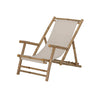 Bloomingville Korfu Deck Chair, Nature, Bamboo