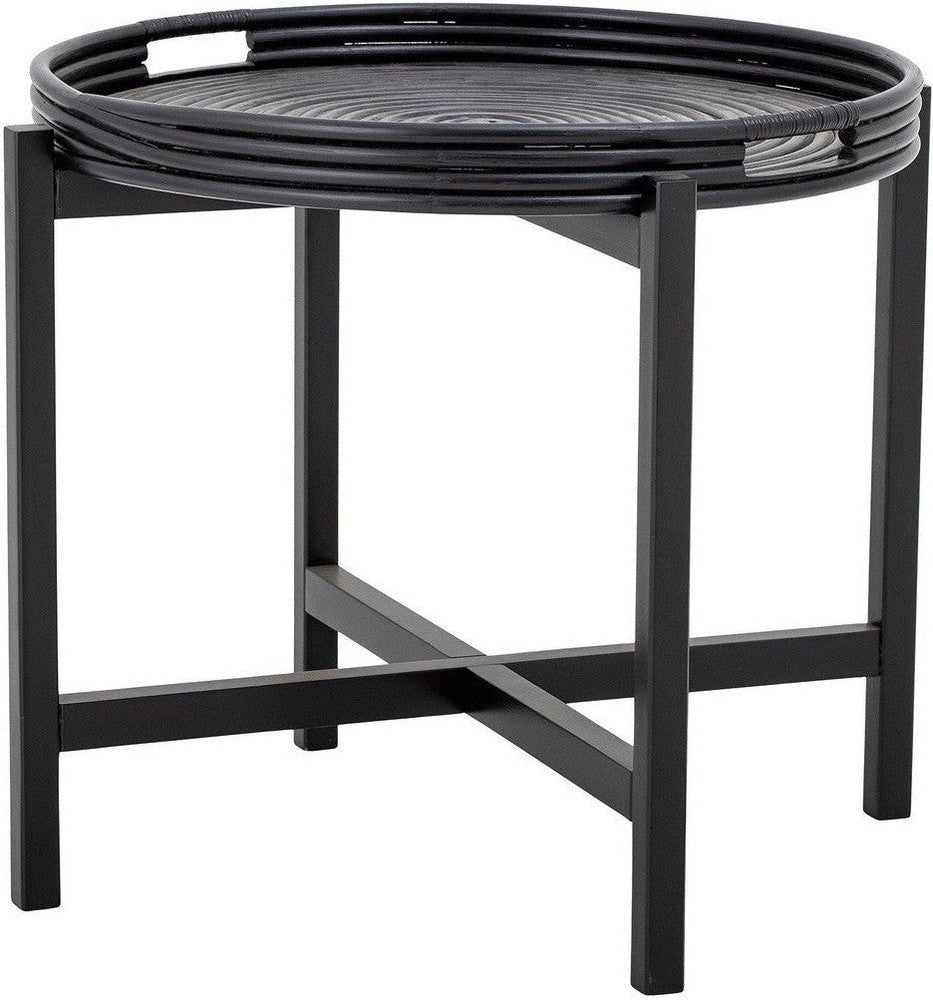 [product_category]-Bloomingville Milli Tray Table, Black, Rattan-Bloomingville-5711173304011-82057413-BLO-1