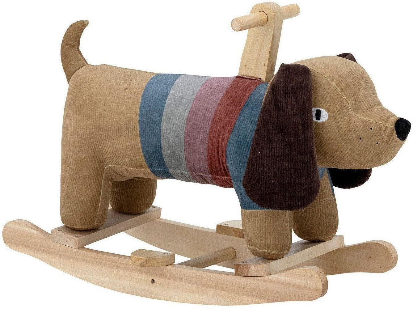 [product_category]-Bloomingville MINI Charlie Rocking Toy, Dog, Brown, Polyester-Bloomingville MINI-5711173301812-82054120-BLO-1