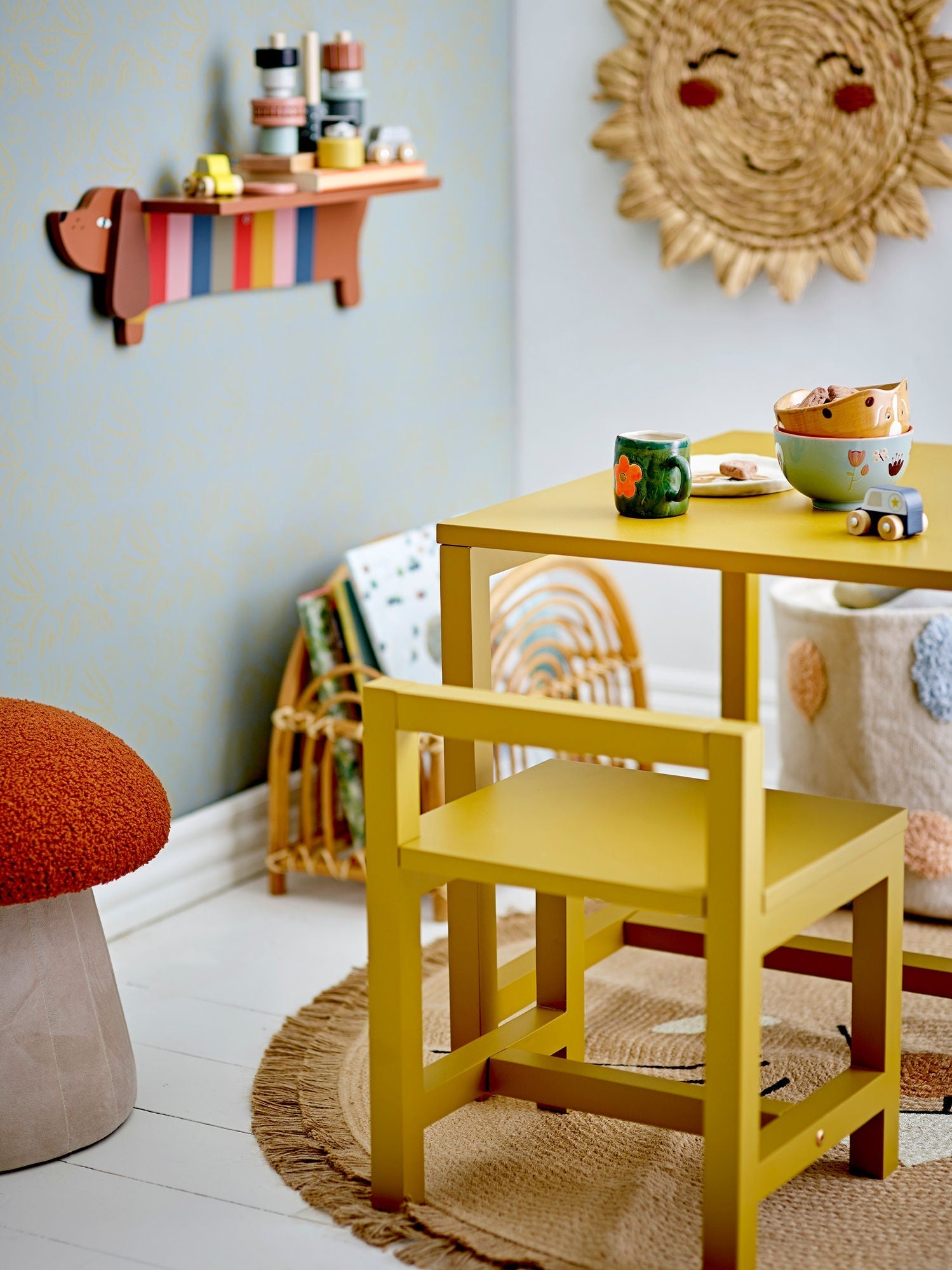 [product_category]-Bloomingville MINI Rese Chair, Yellow, MDF-Bloomingville MINI-5711173286836-82051554-BLO-11