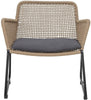 Bloomingville Mundo Lounge Chair, Brown, Metal