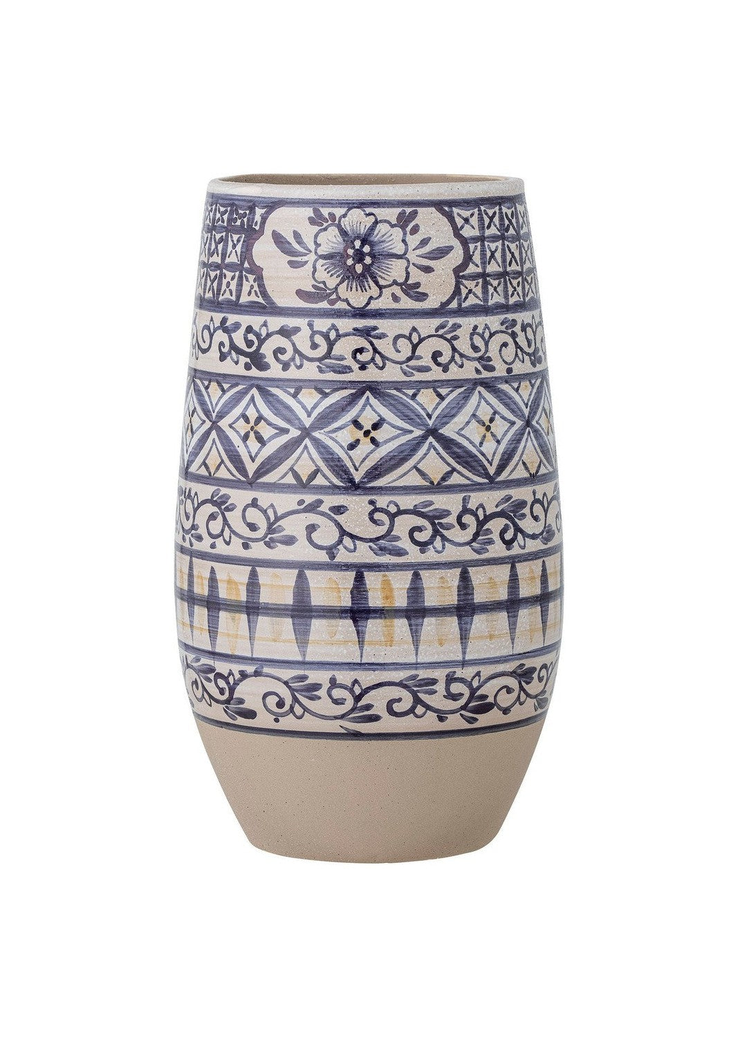 Bloomingville Nadya Vase, Blue, Stoneware