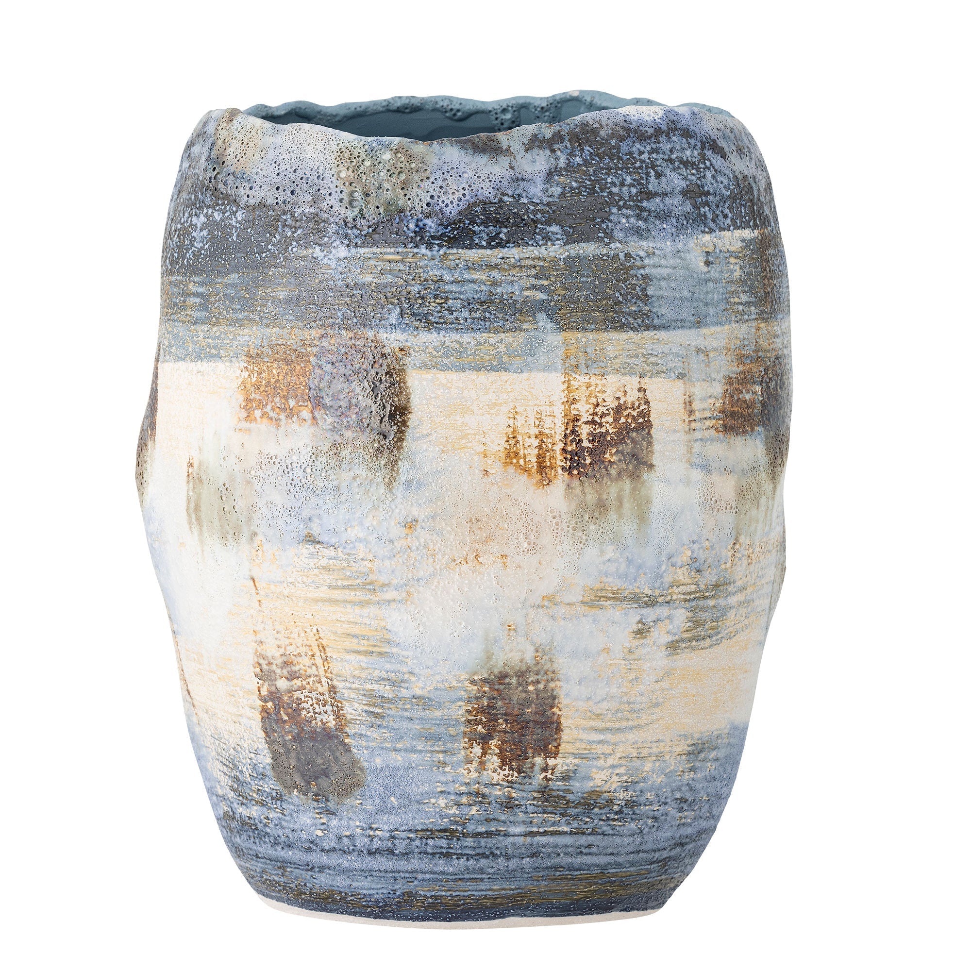 [product_category]-Bloomingville Nienna Vase, Blue, Stoneware-Bloomingville-5711173331840-82061422-BLO-2