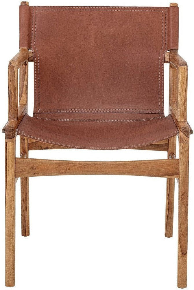 [product_category]-Bloomingville Ollie Lounge Chair, Brown, Leather-Bloomingville-5711173268122-82050203-BLO-1