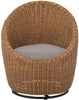 Bloomingville Roccas Lounge Chair, Brown, Polyrattan