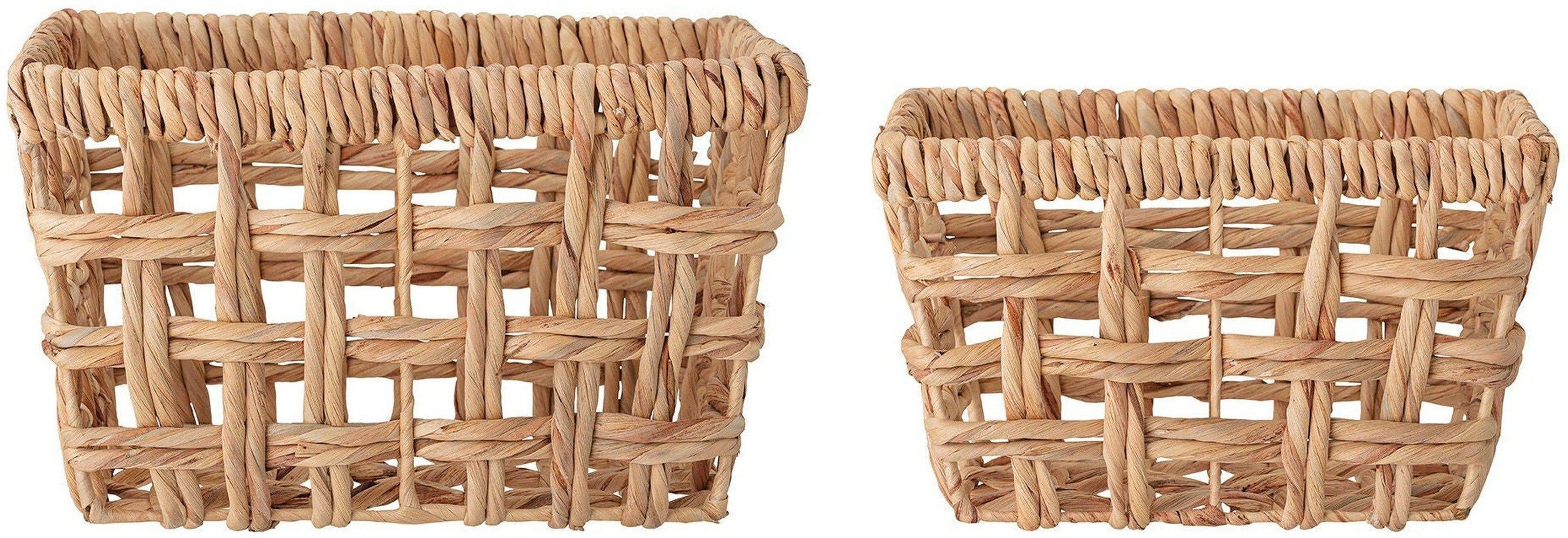 [product_category]-Bloomingville Saime Basket, Nature, Water Hyacinth-Bloomingville-5711173264322-82050252-BLO-1