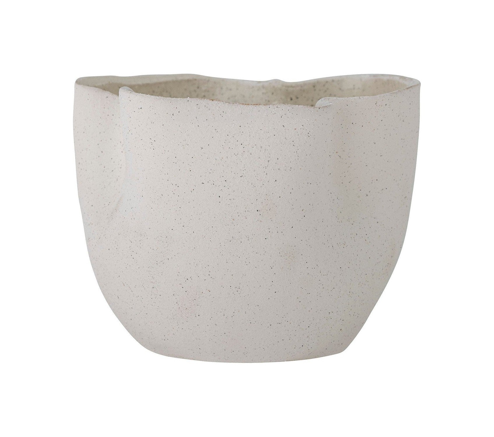 Bloomingville Sanam Flowerpot, White, Stoneware