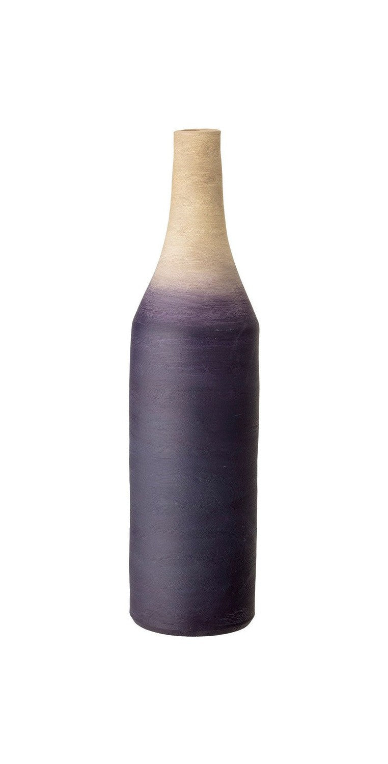 Bloomingville Serok Deco Vase, Purple, Terracotta
