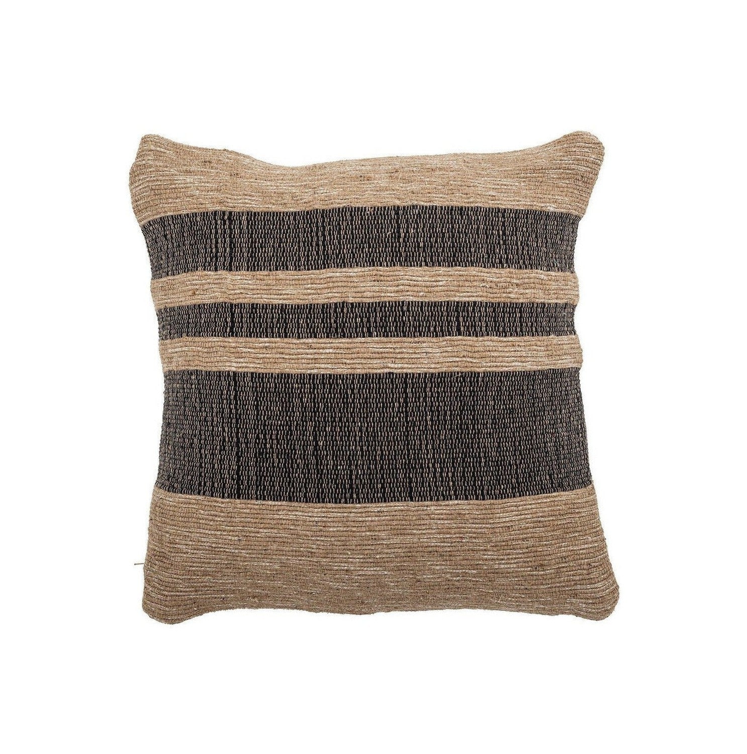 [product_category]-Bloomingville Temi Cushion, Black, Recycled Cotton-Bloomingville-5711173330102-82066415-BLO-1